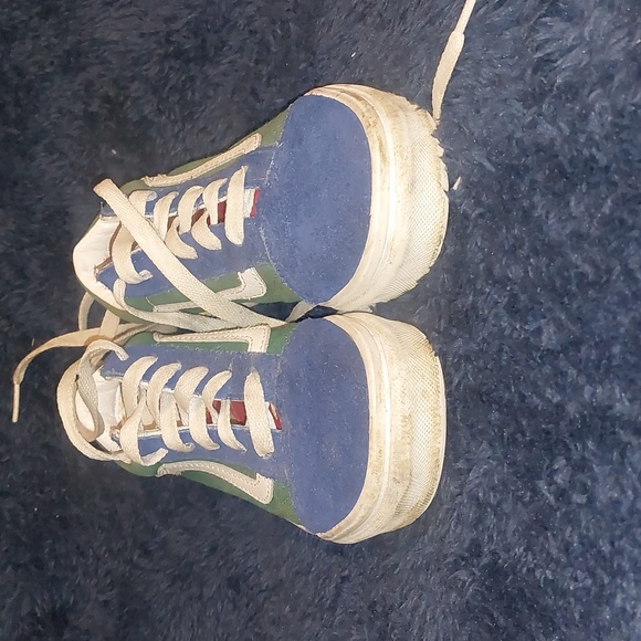 Kids size 3 Vans multi color Yacht shoes - Picture 2 of 7